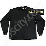 GPSCity.com Black Long Sleeve Mock Turtleneck